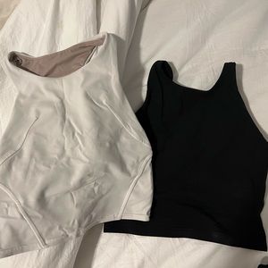 lululemon Align™ High-Neck Tank Top - black and white both size 4